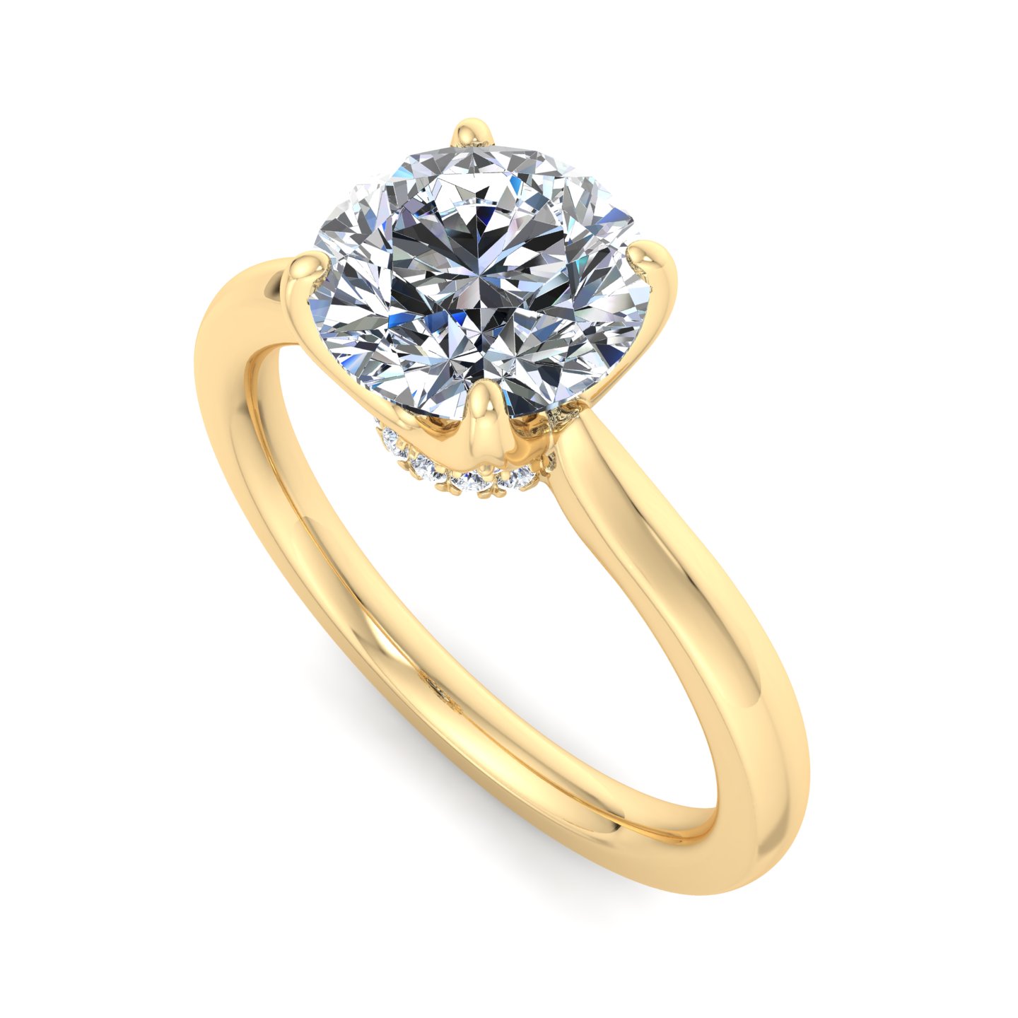 Paris Solitaire Engagement Ring
